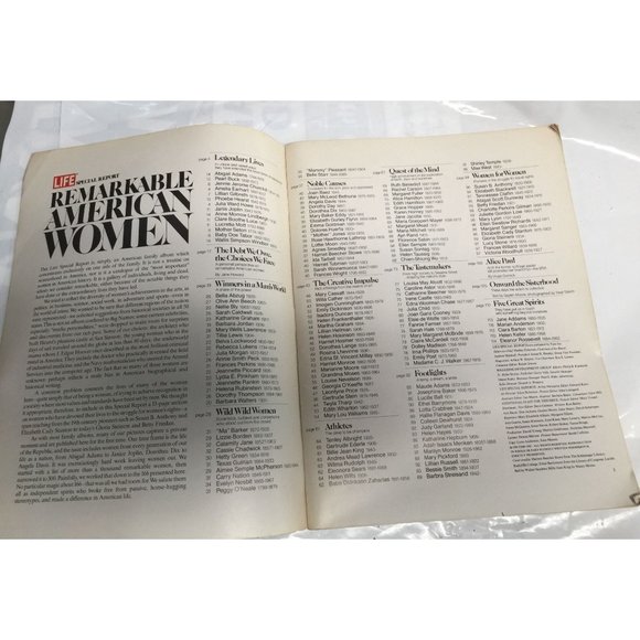 LIFE Magazine Remarkable American Women Special Report 1776-1976 - Picture 9 of 9